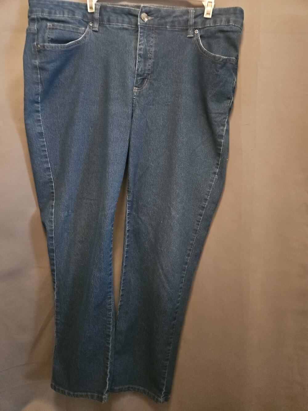 Laura Scott Jeans Womens Sz 16X28 1/2 Blue Cotton Blend